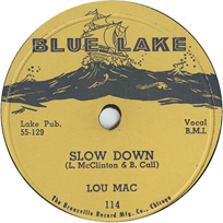 Lou Mac on Blue Lake 114