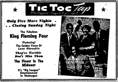 King Fleming ad, Sheboygan Journal, March 18, 1953