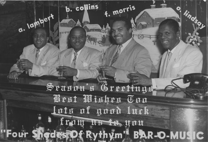 The Four Shades of Rhythm at the Bar o' Music, 1951