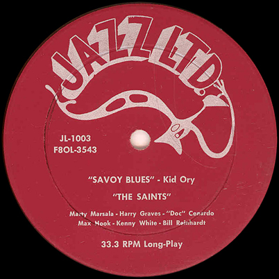 Jazz Ltd. JL1003, Side B label