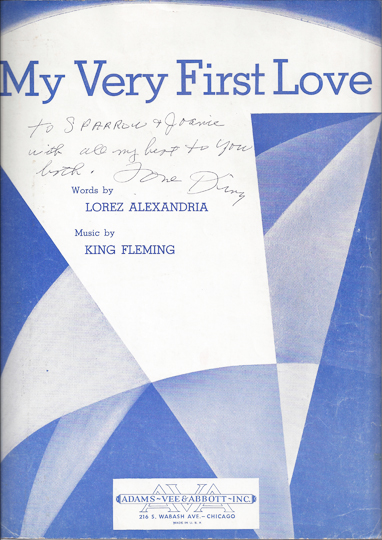 King Fleming sheet music, 