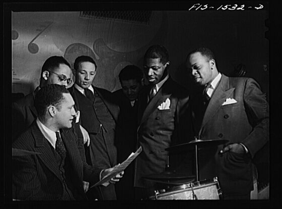 Red and band members, April 1942