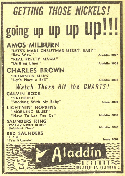 Ad for Score 4009 in Billboard, December 24, 1949
