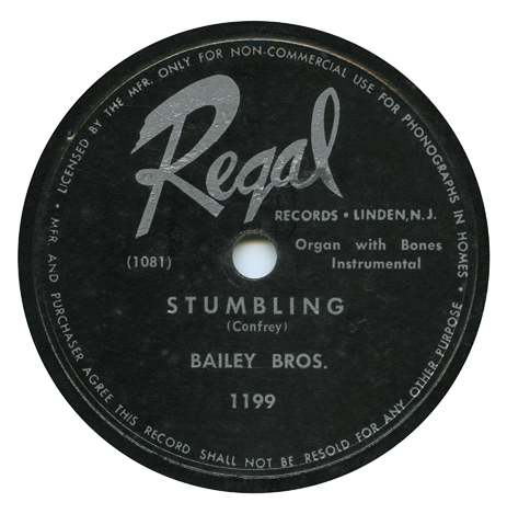 Bailey Bros., 'Stumbling' on Regal 1199