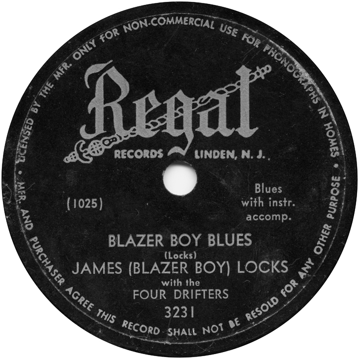 James Locks, 'Blazer Boy' on Regal 3231 scepter