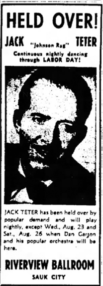 Jack Teter, Sauk City, Wisconsin, August 18, 1950