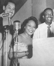 Lil Palmore with Cab Calloway and Al Benson