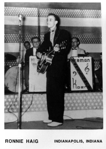 Ronnie Haig plays the Armory in Indianapolis, 1957