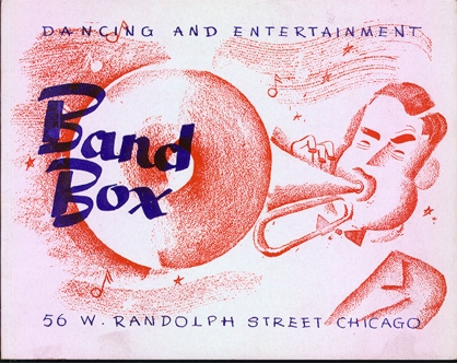 Advertising flyer for the Band Box Cafe