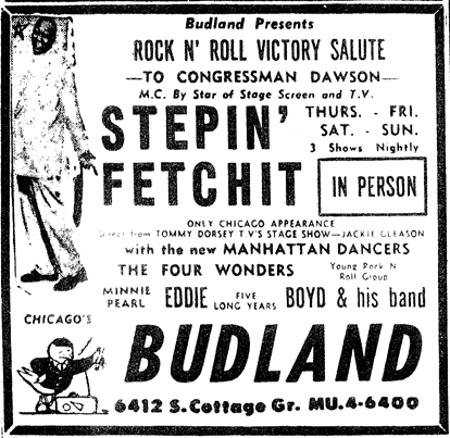 Stepin Fetchit at Budland, November 10, 1956