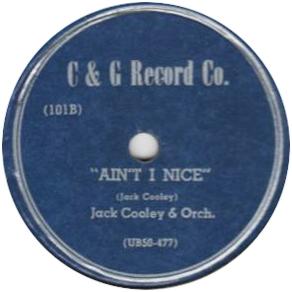 Jack Cooley, 'ain't i nice' on candg 101b
