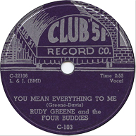Rudy Greene and the Four Buddies on Club 51 103