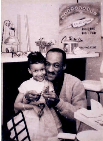 Claude McLin and daughter 1961