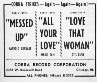 Ad for Cobra 5012, 5013, and 5015, July 15, 1957