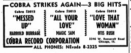 Ad for Cobra 5012, 5013, and 5015, June 24, 1957