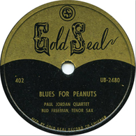 Paul Jordan and Bud Freeman on Gold Seal 402