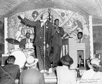Willie Jones works the Jo Jo Show, 1954 or 1955