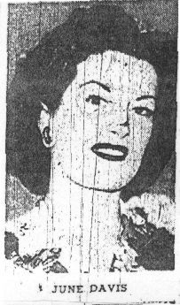 June Davis in 1946