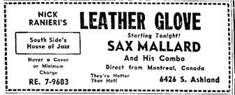 Sax Mallard ad, Southeastern Economist, January 3, 1953