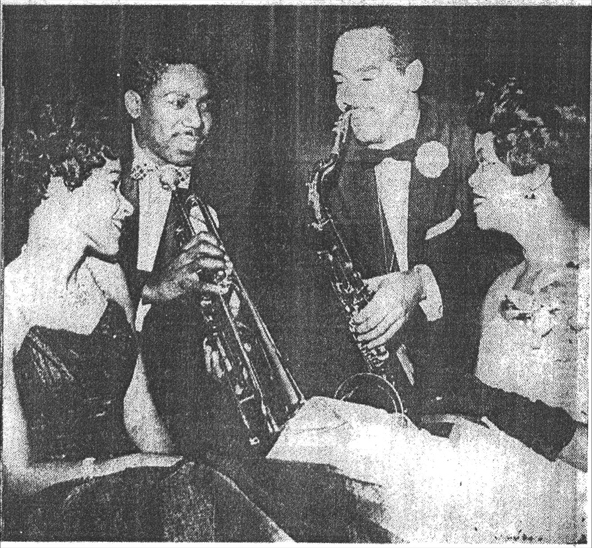 John Neely at a formal dance in 1958
