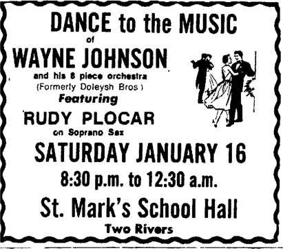 Last ad for Rudy Plocar, January 1971