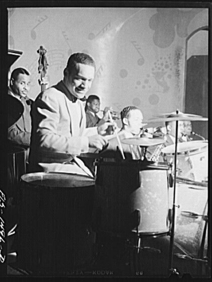Red Saunders and band, April 1942