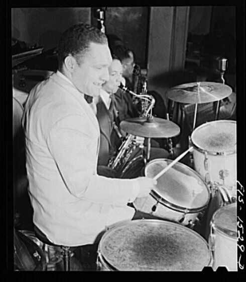 Red at the drums, April 1942