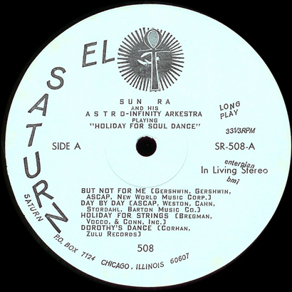 Saturn SR 508 Side A label