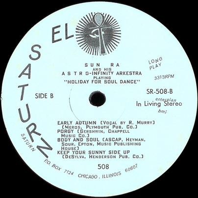 Saturn SR 508 Side B label