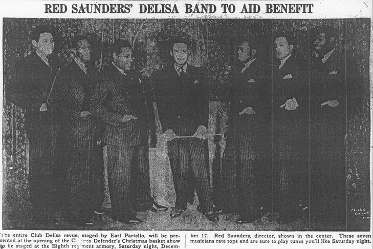 Red Saunders band in December 1938