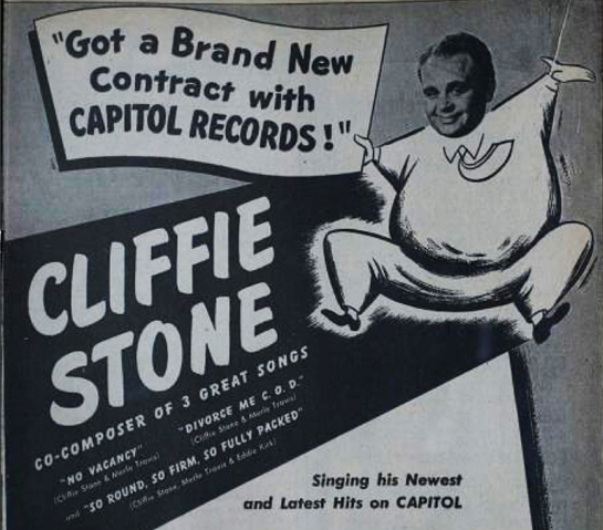 Cliffie Stone on Capitol, February 1, 1947