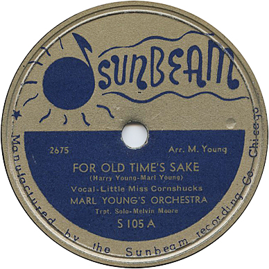 Little Miss Cornshucks, 'For Old Time's Sake' on Sunbeam 105 A