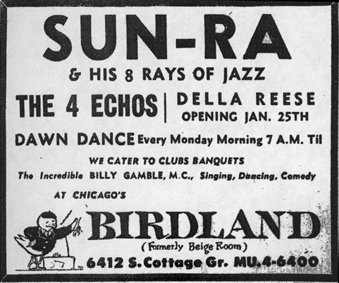 Sun Ra at Birdland, January 21, 1956