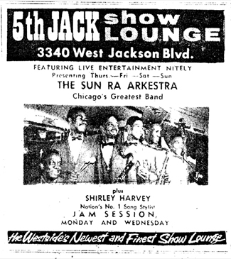 Arkestra at 5thJack, May 27, 1961