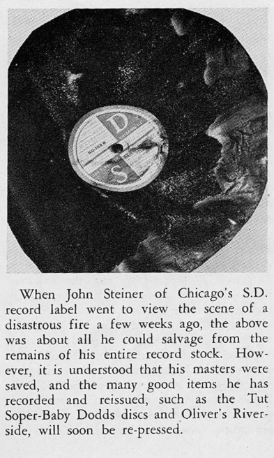 Steiner article, The Jazz Record, June 1946, p. 11