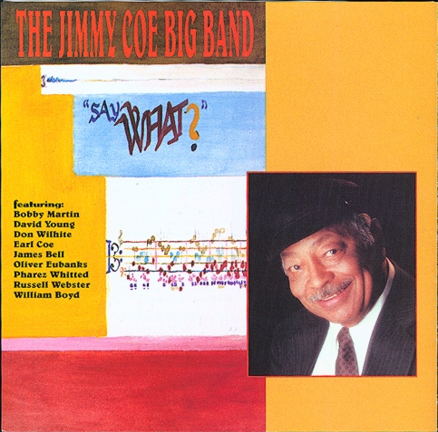 Cover to Time Records 011, Say What?! by Jimmy Coe