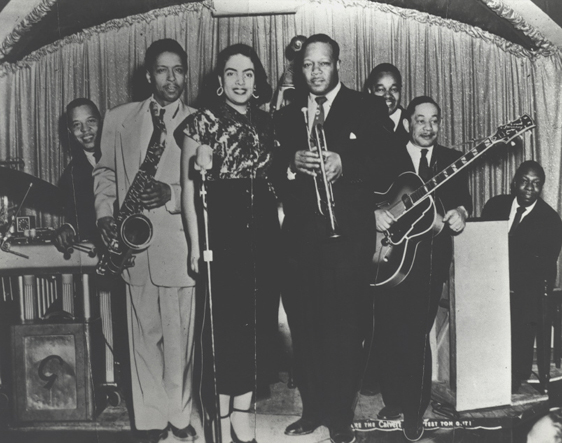 Tom Archia and Bill Martin at the Flame Lounge in 1952