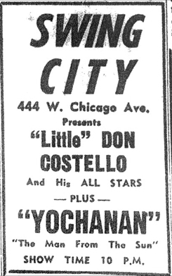 Yochanan at Swing City, November 19, 
1960